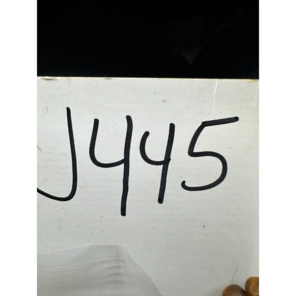 Faux Turquoise Beaded Necklace Wood Beads Multi Strand Statement Boho Western - Picture 11 of 11